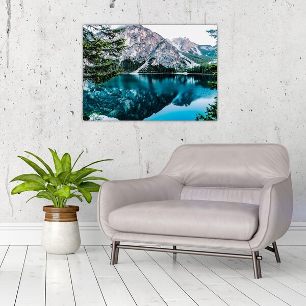Slika jezera u Alpama (70x50 cm)
