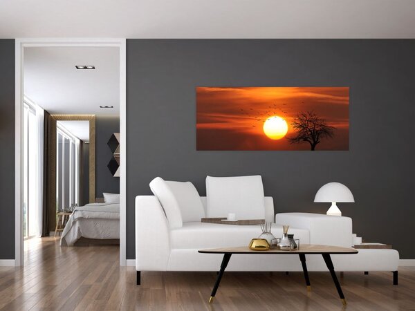 Slika - Zalazak sunca (120x50 cm)