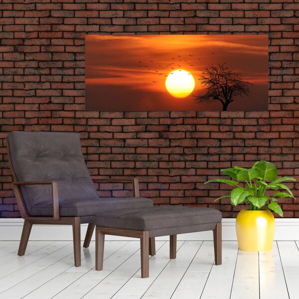 Slika - Zalazak sunca (120x50 cm)