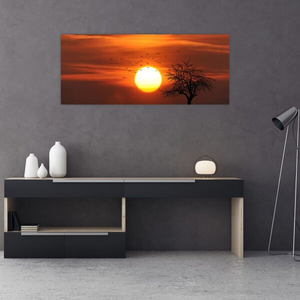 Slika - Zalazak sunca (120x50 cm)