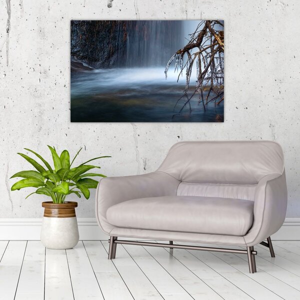 Slika zimske lagune (90x60 cm)