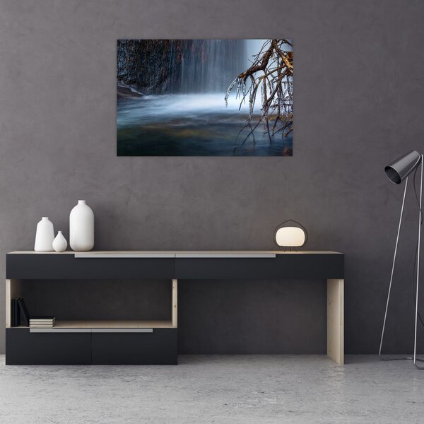 Slika zimske lagune (90x60 cm)