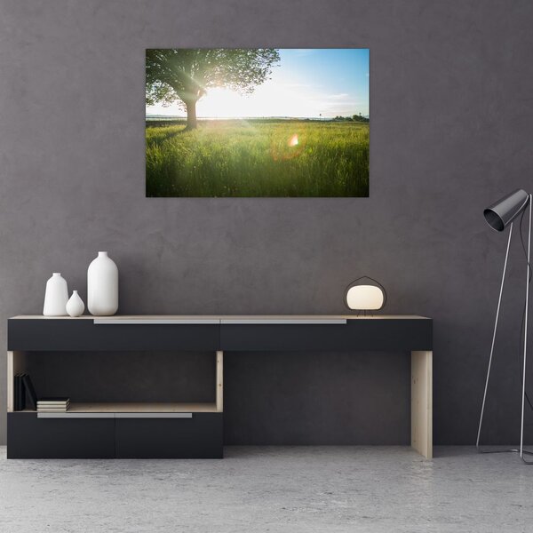 Slika stabla u polju (90x60 cm)