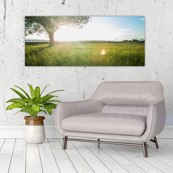 Slika stabla u polju (120x50 cm)
