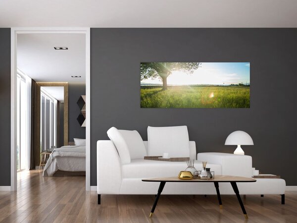 Slika stabla u polju (120x50 cm)
