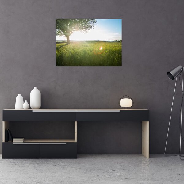 Slika stabla u polju (70x50 cm)