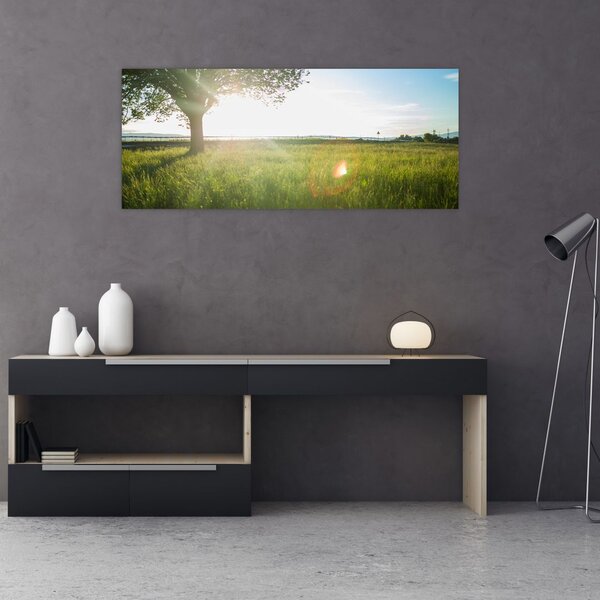Slika stabla u polju (120x50 cm)
