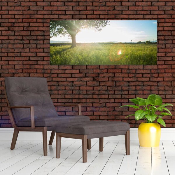 Slika stabla u polju (120x50 cm)