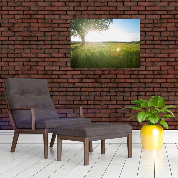 Slika stabla u polju (70x50 cm)
