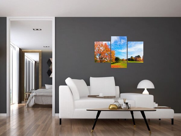 Slika - Jesenski krajolik (90x60 cm)