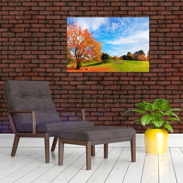 Slika - Jesenski krajolik (90x60 cm)