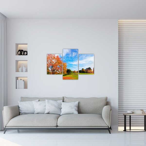 Slika - Jesenski krajolik (90x60 cm)