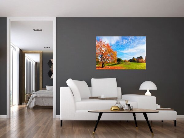 Slika - Jesenski krajolik (90x60 cm)