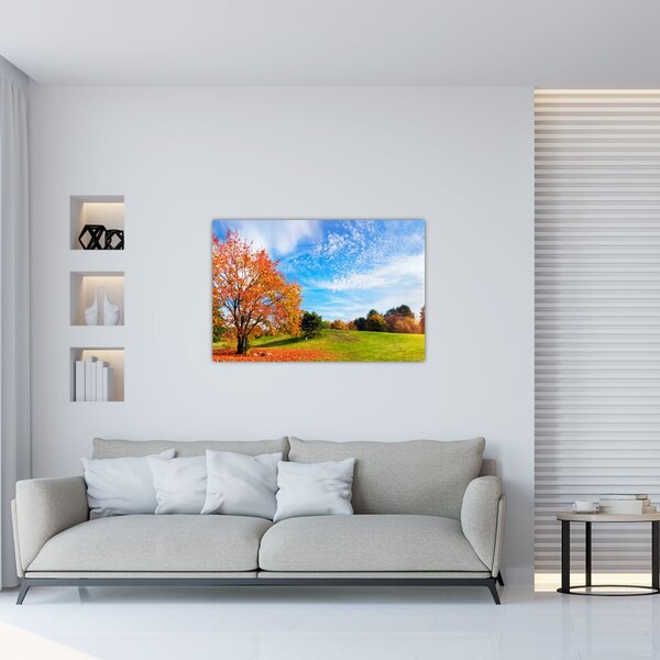 Slika - Jesenski krajolik (90x60 cm)