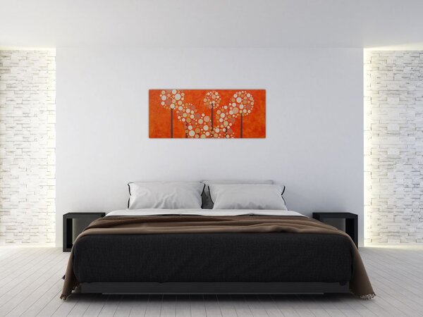 Slika - Narančasta šuma (120x50 cm)