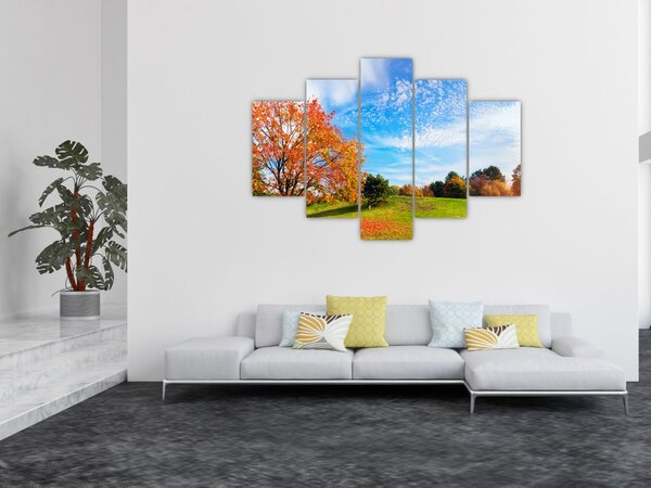 Slika - Jesenski krajolik (150x105 cm)
