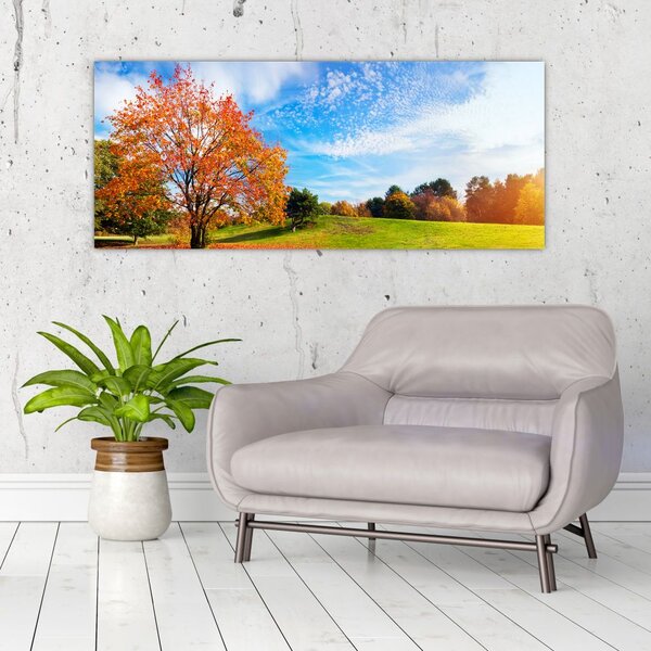 Slika - Jesenski krajolik (120x50 cm)