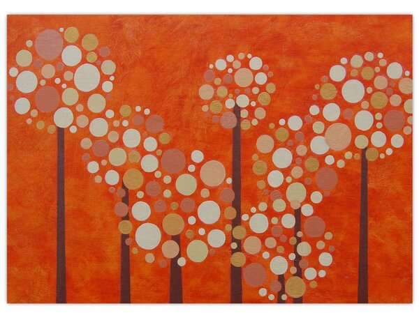 Slika - Narančasta šuma (70x50 cm)