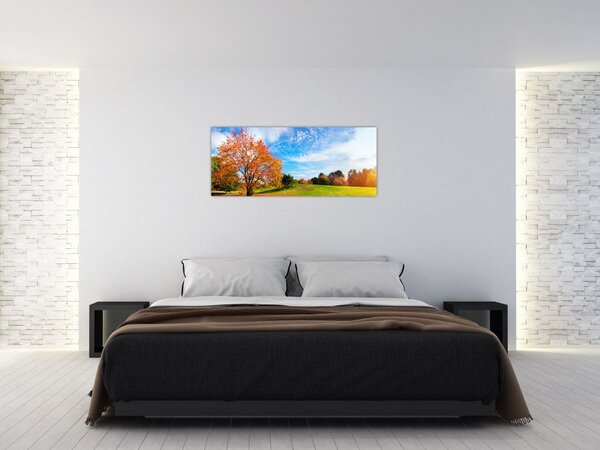 Slika - Jesenski krajolik (120x50 cm)