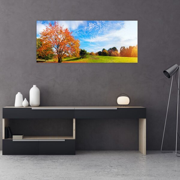 Slika - Jesenski krajolik (120x50 cm)
