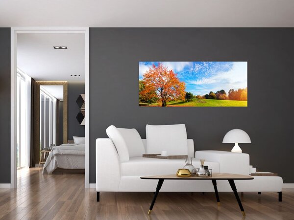 Slika - Jesenski krajolik (120x50 cm)