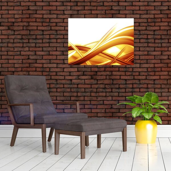 Slika -Žuta apstrakcija (70x50 cm)
