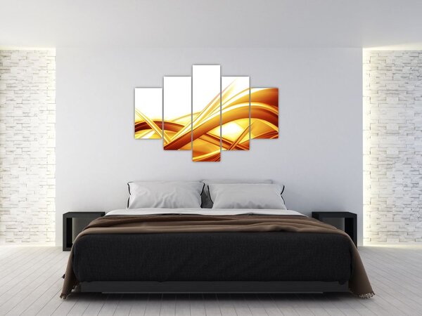 Slika -Žuta apstrakcija (150x105 cm)