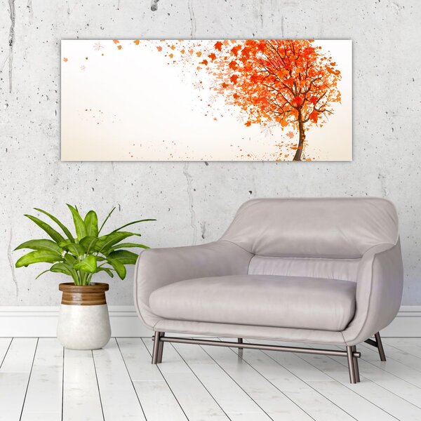 Slika -Stablo na vjetru (120x50 cm)