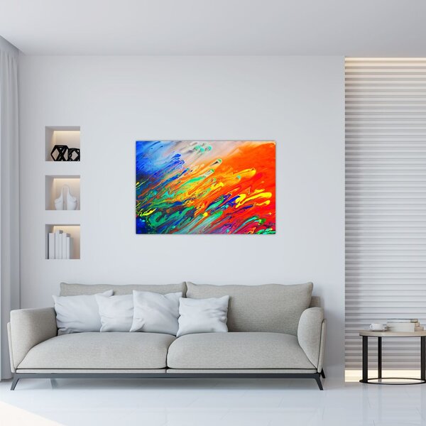 Slika - Apstrakcija u boji (90x60 cm)