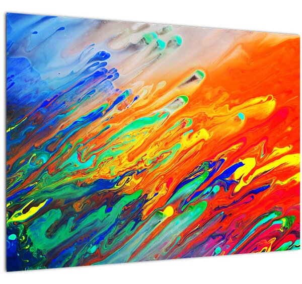 Slika - Apstrakcija u boji (70x50 cm)
