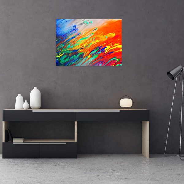 Slika - Apstrakcija u boji (70x50 cm)