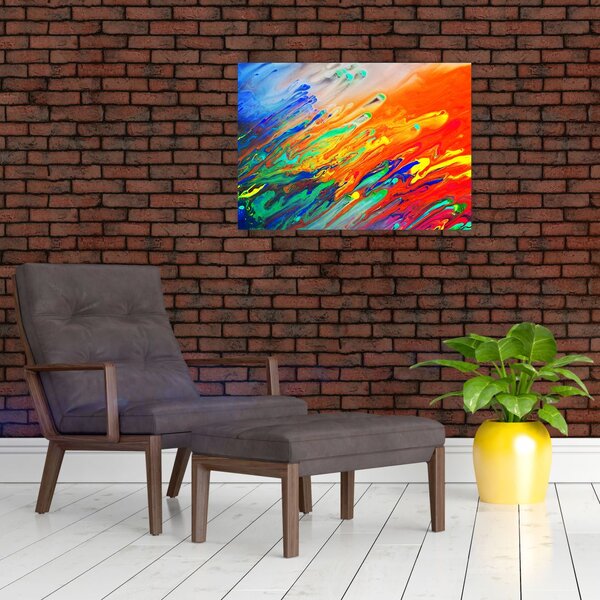 Slika - Apstrakcija u boji (70x50 cm)