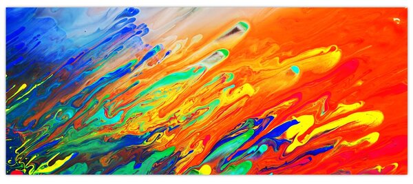 Slika - Apstrakcija u boji (120x50 cm)