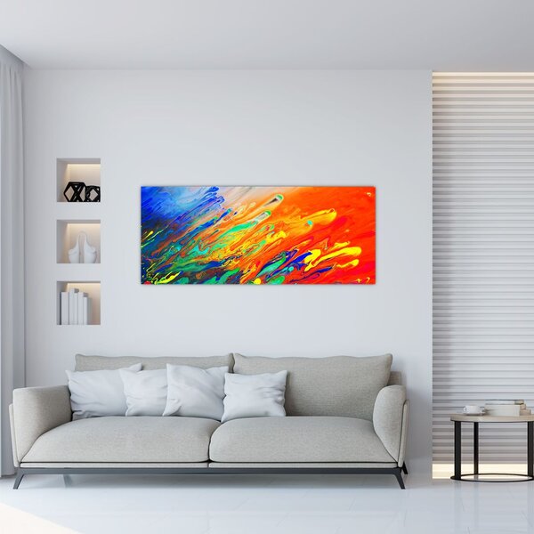 Slika - Apstrakcija u boji (120x50 cm)