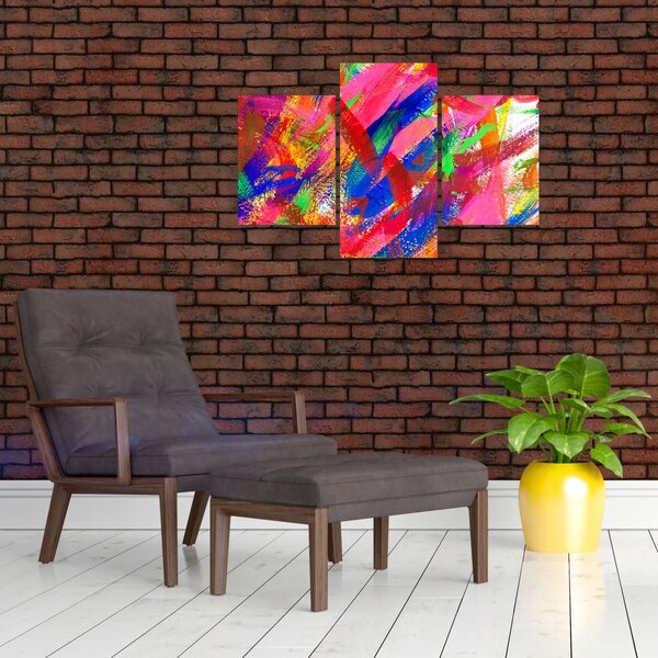 Slika - Apstrakcija u boji (90x60 cm)