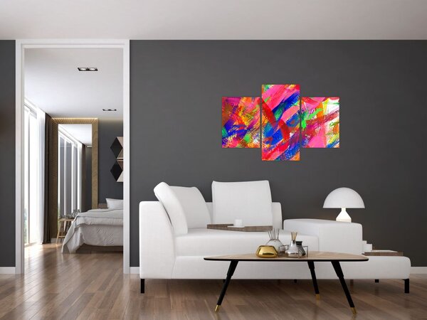 Slika - Apstrakcija u boji (90x60 cm)