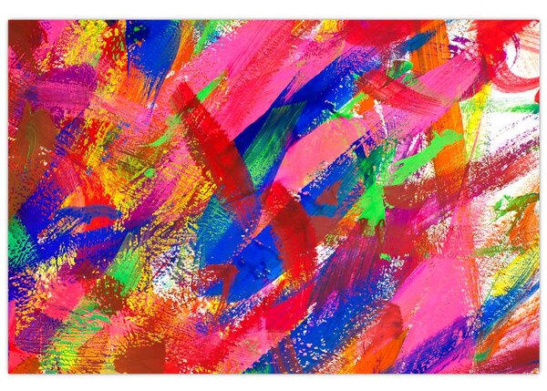 Slika - Apstrakcija u boji (90x60 cm)