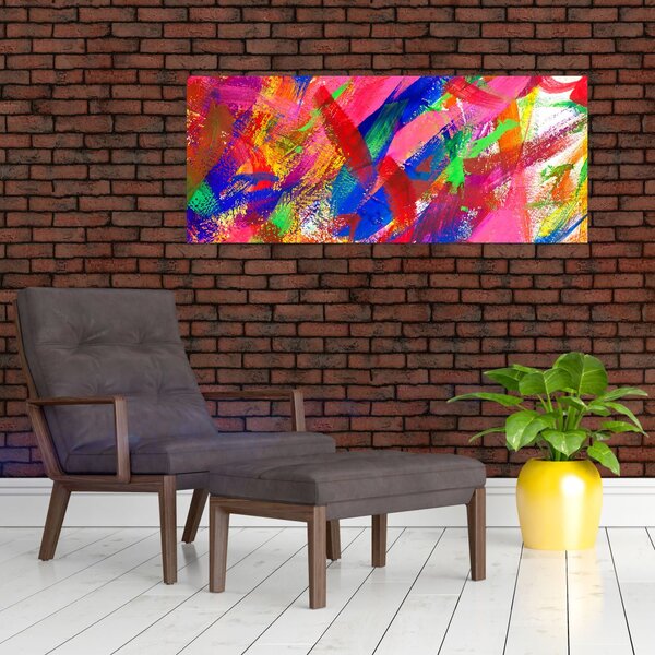 Slika - Apstrakcija u boji (120x50 cm)