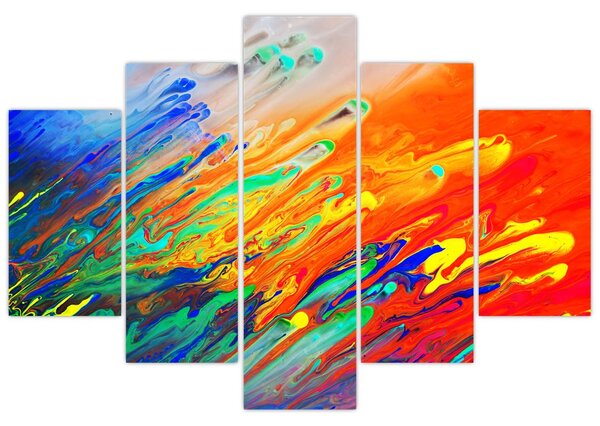 Slika - Apstrakcija u boji (150x105 cm)