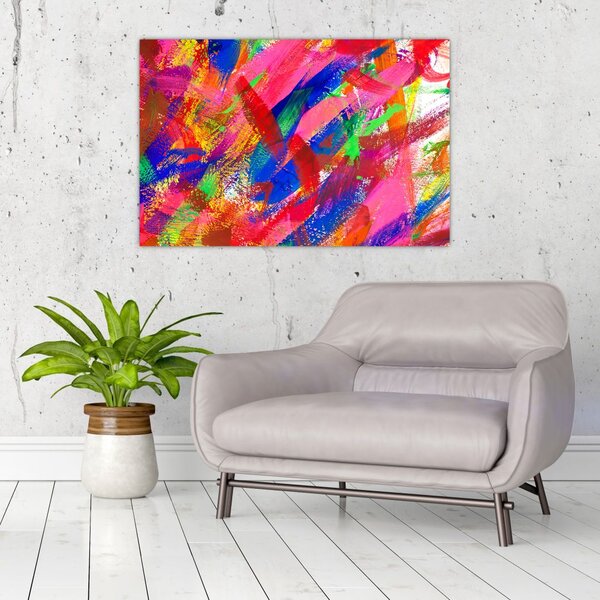 Slika - Apstrakcija u boji (90x60 cm)