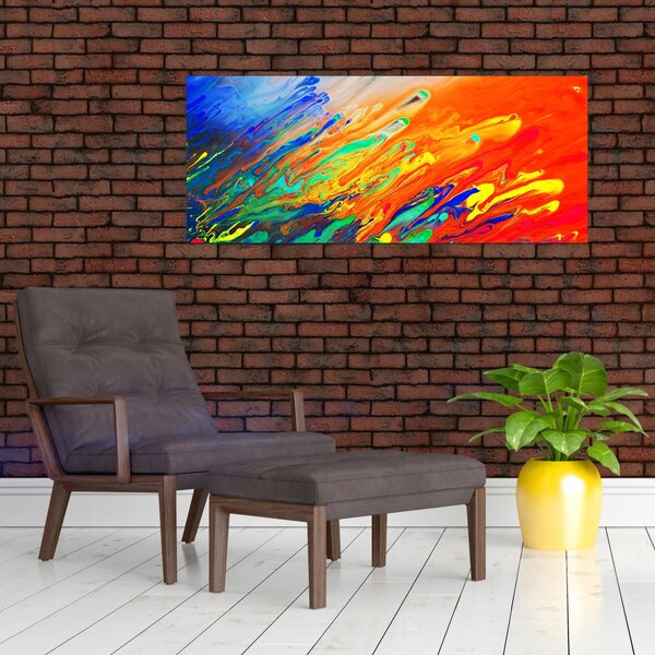 Slika - Apstrakcija u boji (120x50 cm)