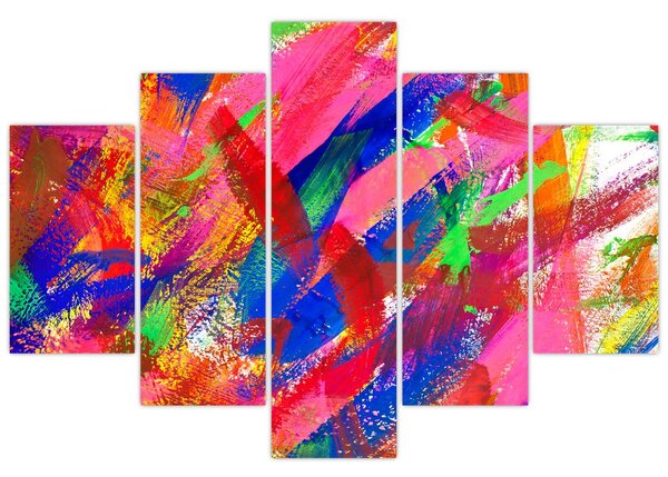 Slika - Apstrakcija u boji (150x105 cm)