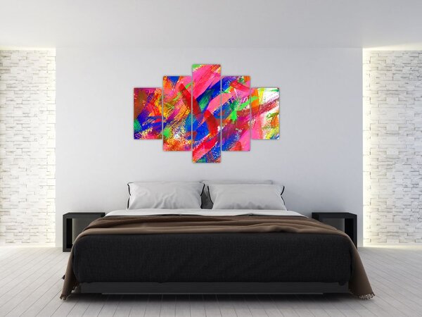 Slika - Apstrakcija u boji (150x105 cm)