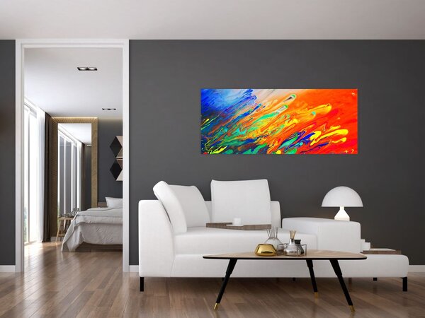 Slika - Apstrakcija u boji (120x50 cm)