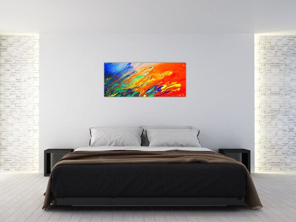 Slika - Apstrakcija u boji (120x50 cm)