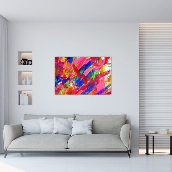 Slika - Apstrakcija u boji (90x60 cm)