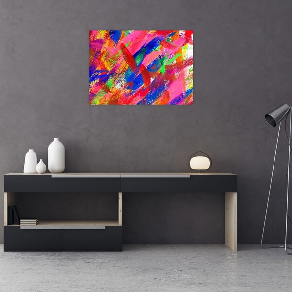 Slika - Apstrakcija u boji (70x50 cm)