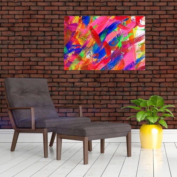 Slika - Apstrakcija u boji (90x60 cm)