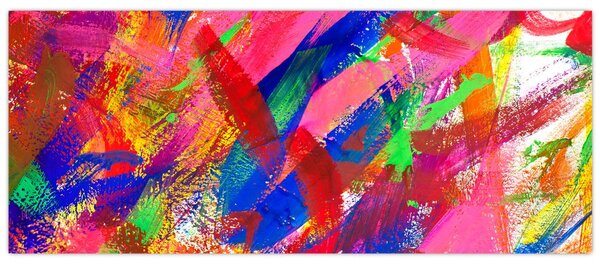 Slika - Apstrakcija u boji (120x50 cm)