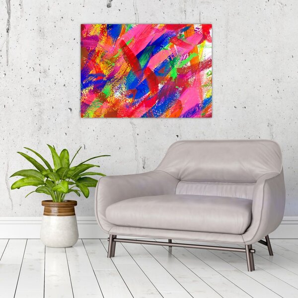 Slika - Apstrakcija u boji (70x50 cm)